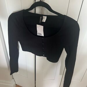 NWT Longsleeve Crop Top H&M